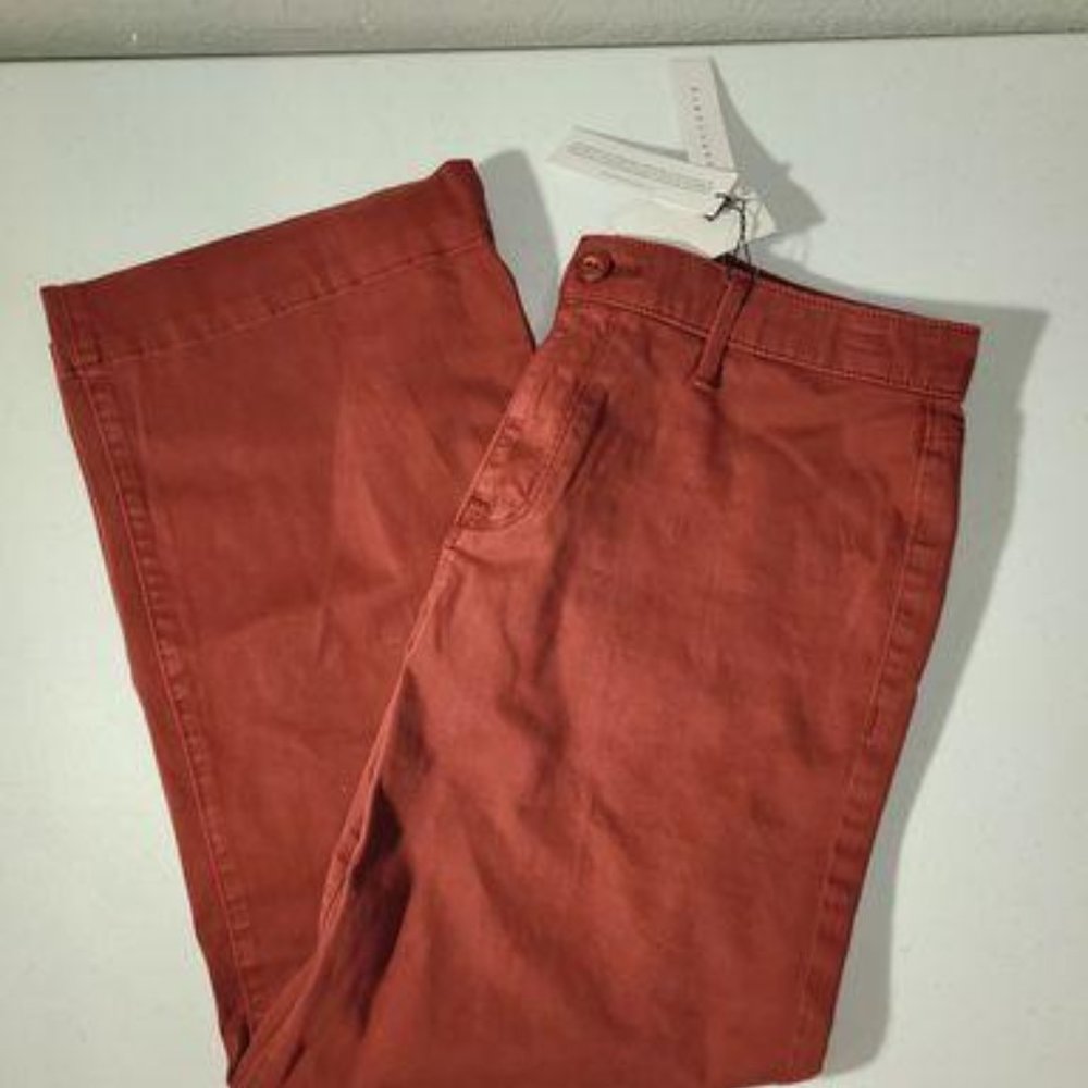 Sanctuary Womens Burgundy Classic Zip Up Mid Rise